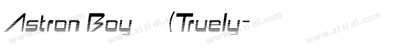 Astron Boy 常规(Truely字体转换